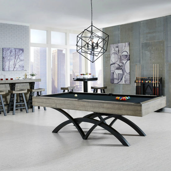 modern pool table